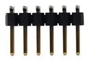 CONNECTOR, HEADER, 12POS, 2ROW, 2.54MM TSM-106-01-F-DV