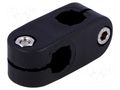 Mounting coupler; cross; polyamide; D: 12mm; S: 10mm ELESA+GANTER MSX.56-C-10-12