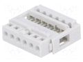 Connector: IDC; plug; female; PIN: 6; IDC; THT; 2.54mm; tinned TOMIC N1606