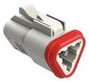 AUTOMOTIVE HOUSING, PLUG, 3POS, 13A, WHT AT06-3S-WHT