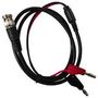 BNC PLUG-4MM BANANA PLUG, BLACK, 1.11M MP770800