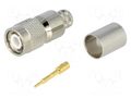 Connector: TNC; plug; male; straight; 50Ω; soldering,crimped; PTFE AMPHENOL RF 122393