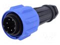 Connector: circular; plug; male; PIN: 7; 32A; 430V; Buccaneer 900 BULGIN PX0911/07/P/02