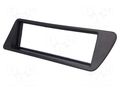 Radio frame; Peugeot; 1 DIN; black COMPOTECH RAM-40.087.4