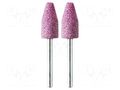 Grindingstone; Ø: 10mm; Ø: 3mm; aluminium oxide; Bit len: 20mm PG MINI PG-M2220