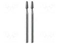 Grindingstone; Ø: 3mm; Ø: 2.35mm; ceramic grinding; 2pcs. PG MINI PG-M2410