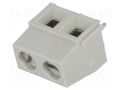 Connector: PCB terminal block; terminal; 13.5A; 300V; angled 90° TE Connectivity TB-5.0-AMP-2P