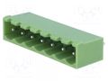 Connector: pluggable terminal block; socket; male; 15A; 300V; THT XINYA TBG-5-PW-7P-GN