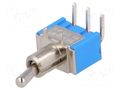 Switch: toggle; Pos: 2; SPDT; ON-ON; 3A/250VAC; -25÷85°C; 20mΩ NINIGI TSM102C3