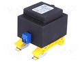 Transformer: encapsulated; 16VA; 230VAC; 24V; 660mA; IP00; A: 58mm INDEL TSZS16/24V