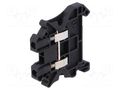 Splice terminal: rail; 24A; 1kV; screw terminal; black; polyamide PHOENIX CONTACT UT2.5BK