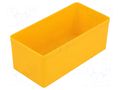 Box; polystyrene; yellow; 54x108x45mm; EuroPlus Insert 45 ALLIT AG W-456301