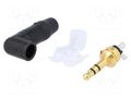 Connector: Jack 3,5mm; plug; male; stereo,with strain relief NEUTRIK NTR-NTP3RC-B