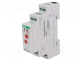 Timer; 1s÷1000s; DPDT; 8A; 24/230VAC; 24VDC; for DIN rail mounting F&F PCG-417