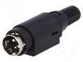 Connector: DC supply; plug; male; PIN: 3; soldering; 6.5mm NINIGI PC-MDP-401-3P