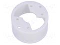 LED housing; 8mm; white OPTOSUPPLY PLED-HOLDER-WH