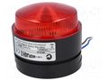 Signaller: lighting; flashing light; red; X80; 85÷265VAC; IP67 MOFLASH SIGNALLING X80-04-02