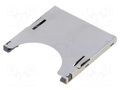 Connector: for cards; SD; push-push; SMT; gold flash ADAM TECH SDP-09L-SG