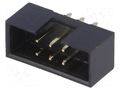 Connector: IDC; socket; male; PIN: 6; straight; THT; 2mm; 2x3; black AMPHENOL COMMUNICATIONS SOLUTIONS T823-106A1S100HEU