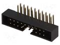 Connector: IDC; socket; male; PIN: 20; angled 90°; THT; 2mm; 2x10 AMPHENOL COMMUNICATIONS SOLUTIONS T823-120A1R100HEU