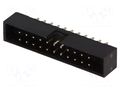 Connector: IDC; socket; male; PIN: 22; straight; THT; 2mm; 2x11; black AMPHENOL COMMUNICATIONS SOLUTIONS T823-122A1S100HEU