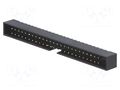 Connector: IDC; socket; male; PIN: 50; straight; THT; 2mm; 2x25; black AMPHENOL COMMUNICATIONS SOLUTIONS T823-150A1S100HEU