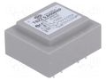Transformer: encapsulated; 0.6VA; 230VAC; 12V; 12V; 25mA; 25mA; PCB INDEL TSZZ0.5/2X12V