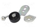 Driving head; lever R 43mm, plastic roller Ø20mm PIZZATO ELETTRICA VF-LE57
