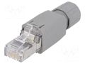 Connector: RJ45; plug; Variosub; PIN: 8; Cat: 5e; shielded; 8p8c; IDC PHOENIX CONTACT VS08-QRJ45/IP20