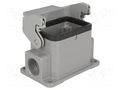 Enclosure for connectors: HDC; size 6B; Han® B; IP65; with latch HARTING 19300061290