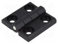 Hinge; Width: 60mm; technopolymer PA; black; H: 60mm ELESA+GANTER CFM.60CH-8