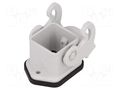Enclosure for connectors: HDC; size 21.21; for panel mounting ILME CK03I