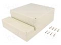 Enclosure: wall mounting; X: 160mm; Y: 211mm; Z: 71mm; ABS; grey; IP65 COMBIPLAST CP-11-13