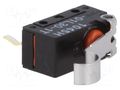 Microswitch SNAP ACTION; 0.1A/125VAC; 0.1A/30VDC; SPDT; ON-(ON) OMRON Electronic Components D2FD-01L30-1T
