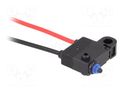 Microswitch SNAP ACTION; 0.1A/125VAC; 2A/12VDC; without lever OMRON Electronic Components D2HW-C202M