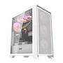 Darkflash DRX70 MESH computer case (white) + 4 RGB fans, Darkflash DRX70 MESH WHITE