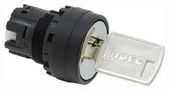 ACTUATOR, KEY SELECTOR SW/PLASTIC, 2 POS YW1K-2A