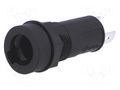 Fuse holder; 5x20mm; 6.3A; 250V; on panel; Cutout: Ø12.7mm LITTELFUSE 82000000005