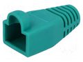 RJ45 plug boot; 6mm; green CONEC 795-601304