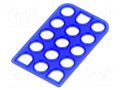 Profile gasket; Universal MATE-N-LOK; 6.35mm; PIN: 15; Layout: 3x5 TE Connectivity 794281-1