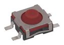 TACTILE SWITCH, 0.05A/16VDC, 2000GF, SMD TLSMDT3C020GLFS
