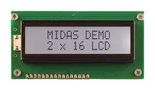 LCD DISPLAY, COB, 16 X 2, FSTN, 3.3V MC21605A6W-FPTLW3.3-V2