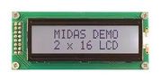 LCD DISPLAY, COB, 16 X 2, FSTN, 3.3V MC21605B6W-FPTLW3.3-V2