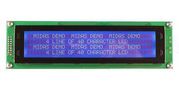 LCD DISPLAY, COB, 40 X 4, BLUE STN, 3.3V MC44005A6W-BNMLW3.3-V2