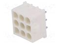 Connector: wire-board; socket; female; PIN: 9; straight; 600V; 19A TE Connectivity 350828-1