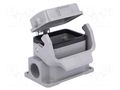 Enclosure for connectors: HDC; size 6B; Han® B; IP65; with latch HARTING 19300061255