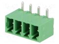 Pluggable terminal block; 3.81mm; ways: 4; angled 90°; socket DEGSON ELECTRONICS 15EDGRC3.81-04P