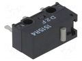 Microswitch SNAP ACTION; 3A/125VAC; 2A/30VDC; without lever OMRON Electronic Components D2F