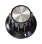 KNOB, ROUND SHAFT, PHENOLIC, 24.9MM PKA70B1/4