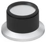KNOB, ROUND SHAFT, PHENOLIC, 25.9MM PKD70B101/4